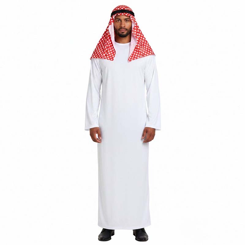 Traditional Arab Costume Arabi - Ascot Neck Scarf บทวิจารณ์และราคา