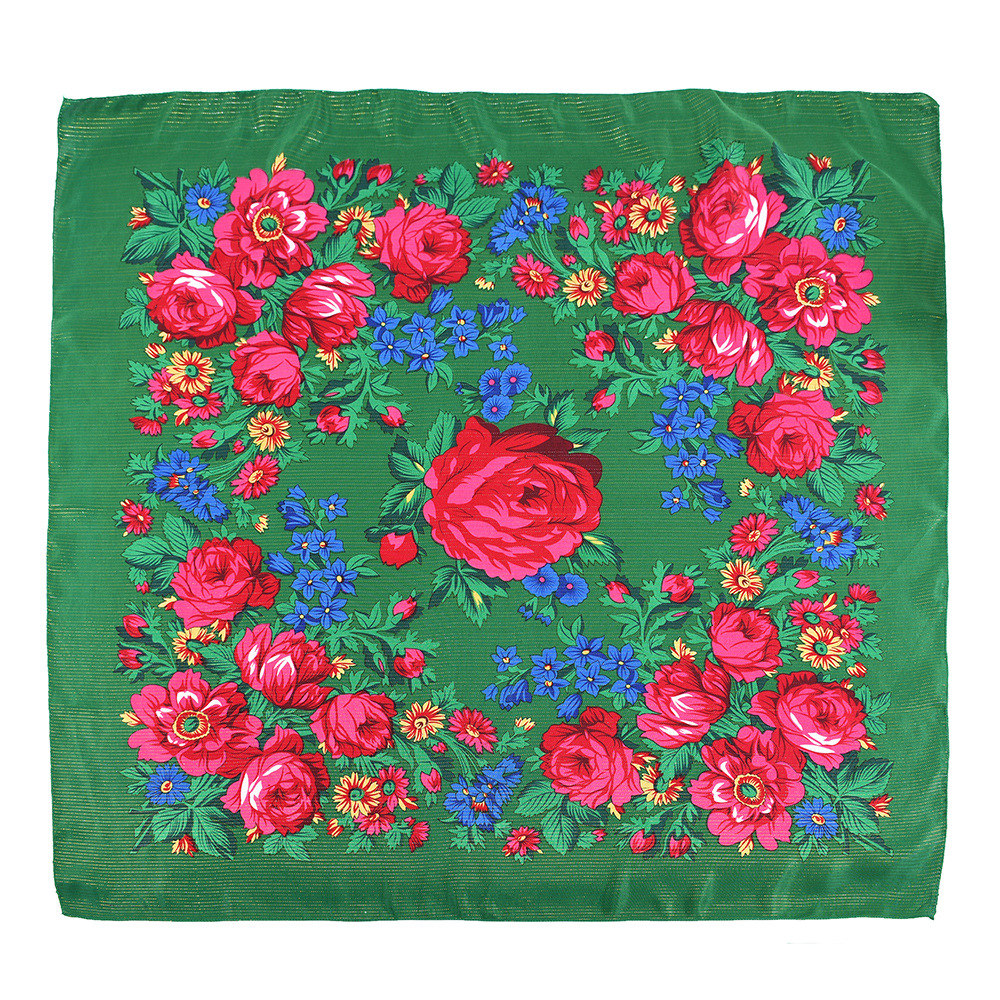 110*110cm Golden Silvery Wire  - Bandana Cotton บทวิจารณ์และราคา