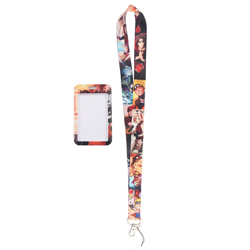 Japanese Anime Red Clouds Busi - Lanyard Badge Holder บทวิจารณ์และราคา