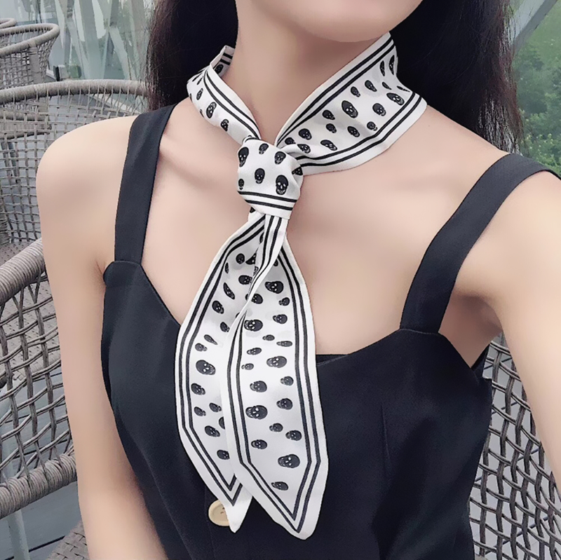 115cm Tied bag Handle silk sca - Silk Tie Striped บทวิจารณ์และราคา